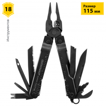 Мультитул LEATHERMAN SUPER TOOL 300 M BLACK 832758